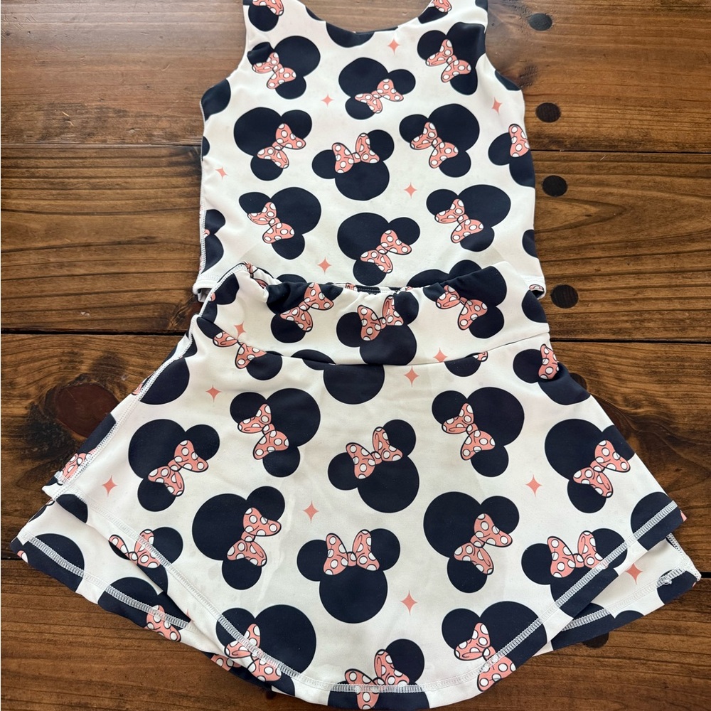 Minnie Mouse Tank Top and Skirt Set